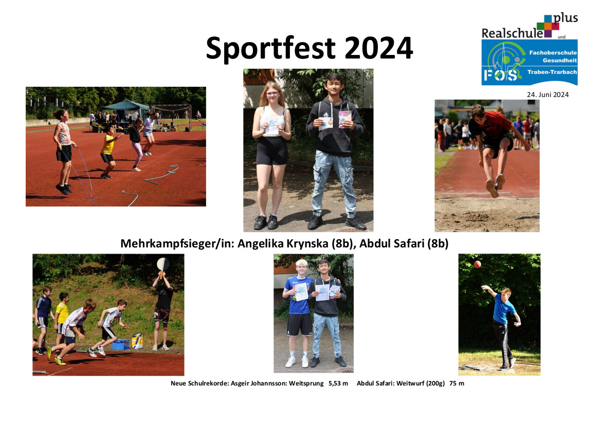 Sportfest Mehrkampfsieger 2024